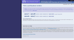 Desktop Screenshot of ippcr.nihtraining.com